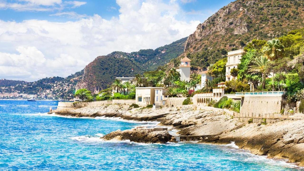 Mybluevista Luxury Panoramic Sea View Apartments Cap D Ail Near Monaco Cap-d'Ail Bagian luar foto