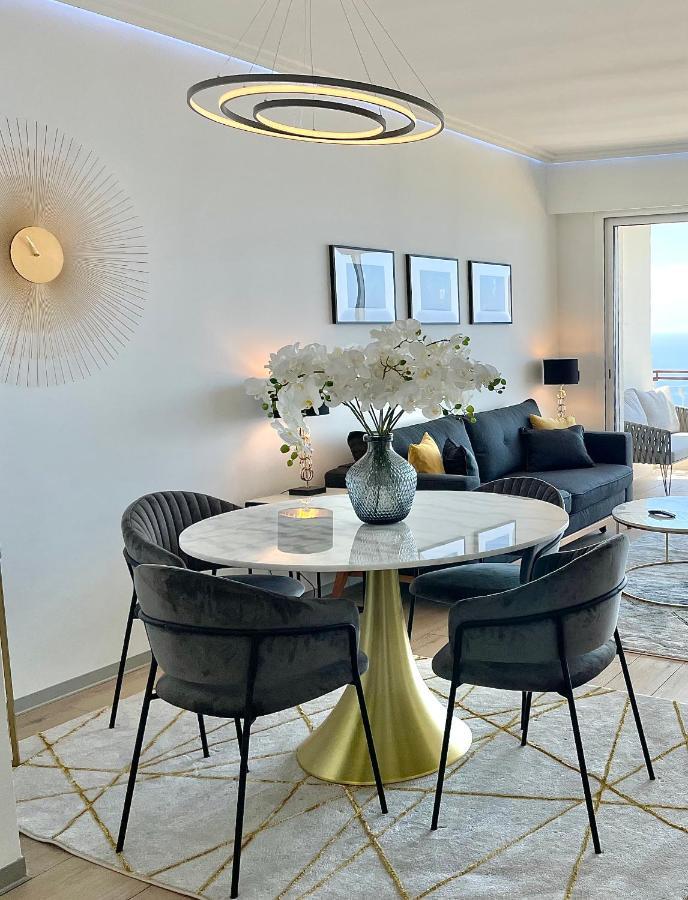 Mybluevista Luxury Panoramic Sea View Apartments Cap D Ail Near Monaco Cap-d'Ail Bagian luar foto