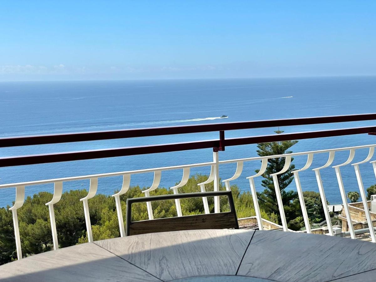 Mybluevista Luxury Panoramic Sea View Apartments Cap D Ail Near Monaco Cap-d'Ail Bagian luar foto